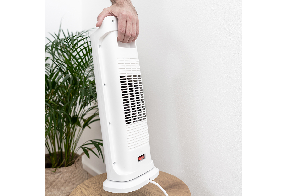 Απεικονίζεται η μεταφορά του αερόθερμου.